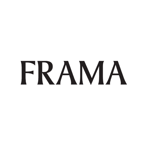 Frama – Scandinavian design brand with a focus on self-care, timeless aesthetics, and natural materials.